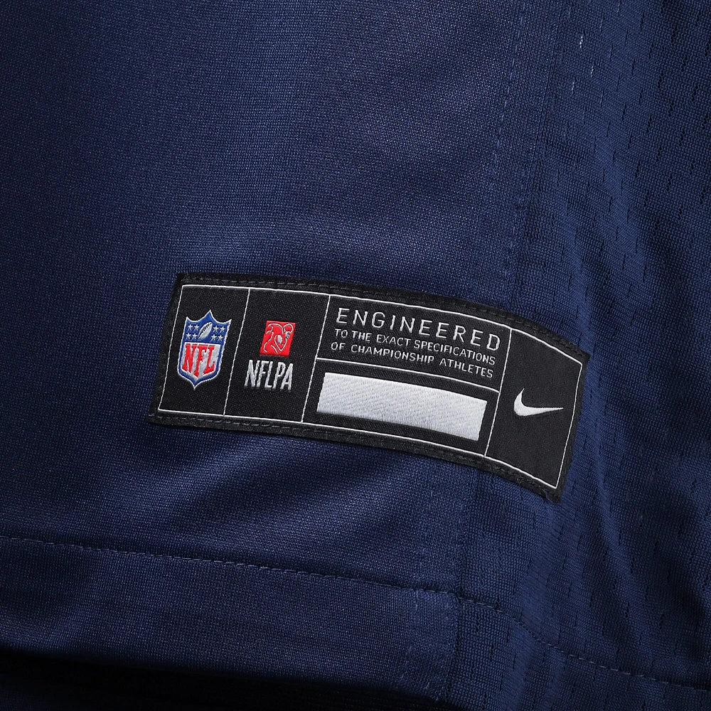 Maillot de match joueur Nike Kenneth Walker III des Seattle Seahawks pour homme, bleu marine