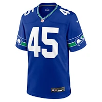 Men's Nike Kenny Easley Royal Seattle Seahawks Retired Player Alternate Game Jersey