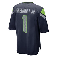 Maillot de match Nike Laviska Shenault Jr. College Navy pour homme des Seattle Seahawks