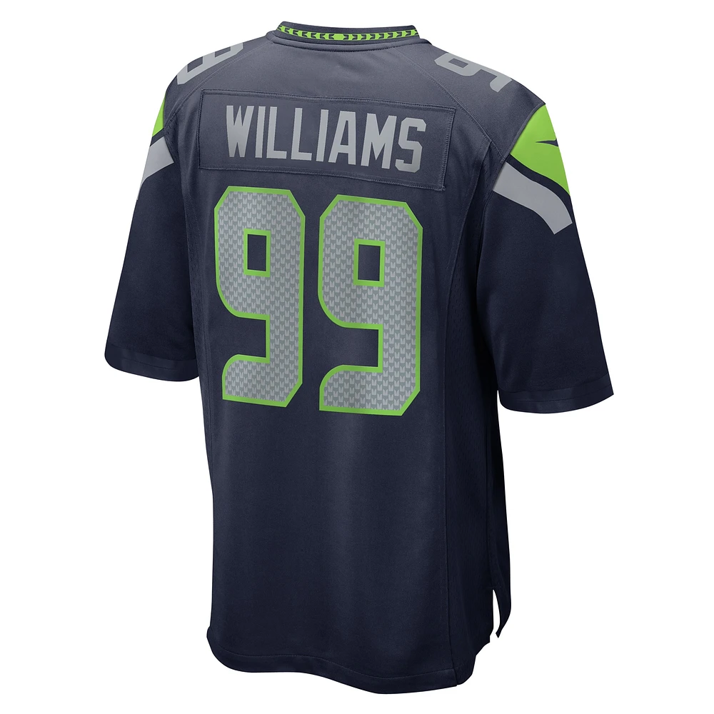 Men's Nike Leonard Williams College Navy Seattle Seahawks  Game Jersey