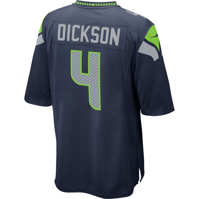 Maillot de match joueur Nike Michael Dickson College Navy Seattle Seahawks pour hommes