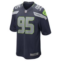 Men's Nike Myles Adams College Navy Seattle Seahawks Game Player Jersey