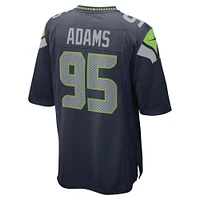 Maillot de joueur jeu Nike Myles Adams College Navy Seattle Seahawks pour hommes