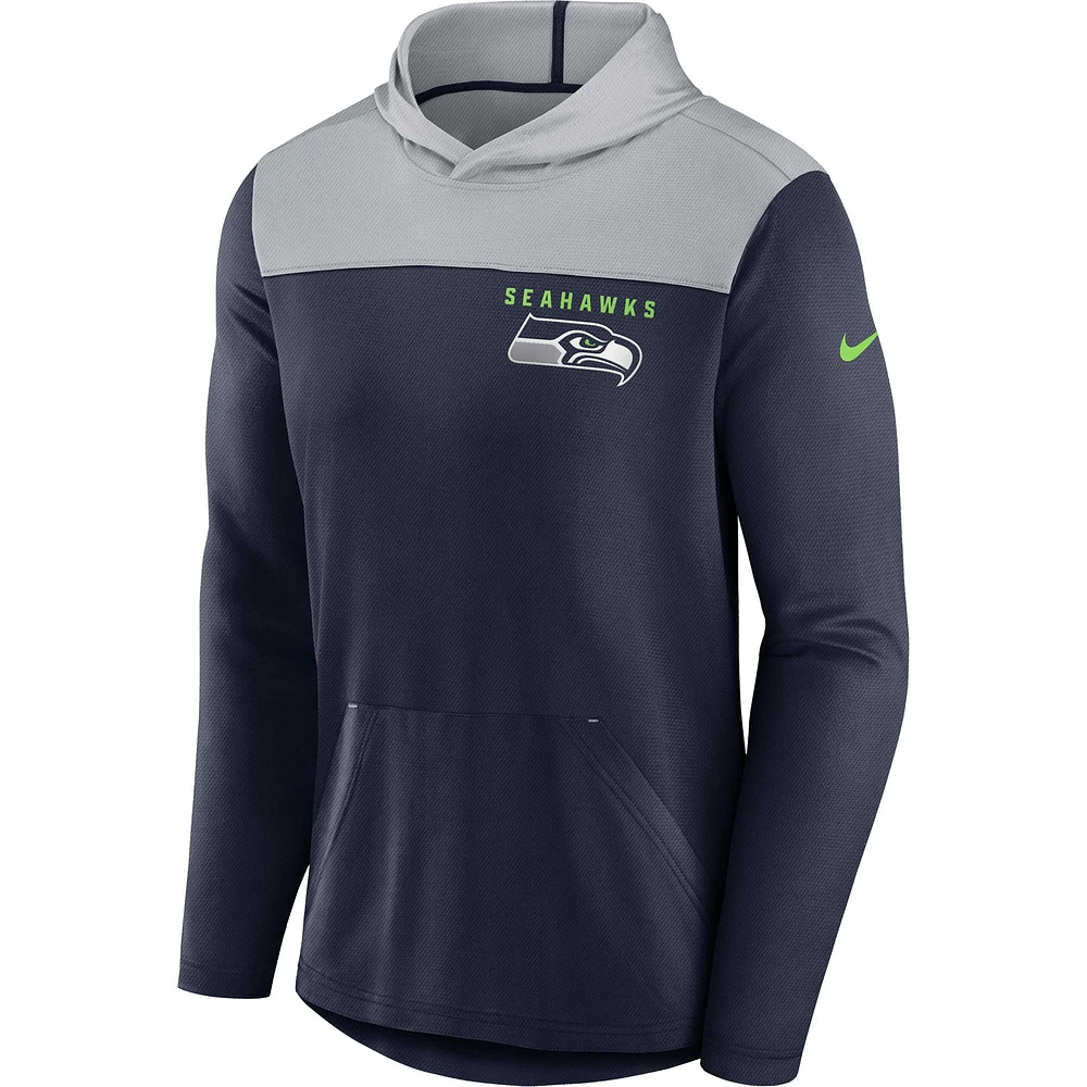 Sweat à capuche Nike pour hommes, bleu marine, Seattle Seahawks Fan Gear