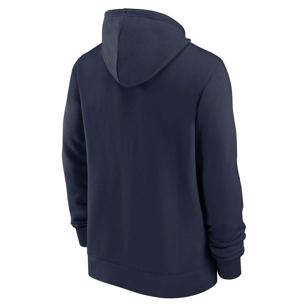 Men's Nike Navy Seattle Seahawks Surrey Full-Zip Hoodie