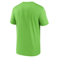 Men's Nike Neon Green Seattle Seahawks Legend Icon Performance T-Shirt