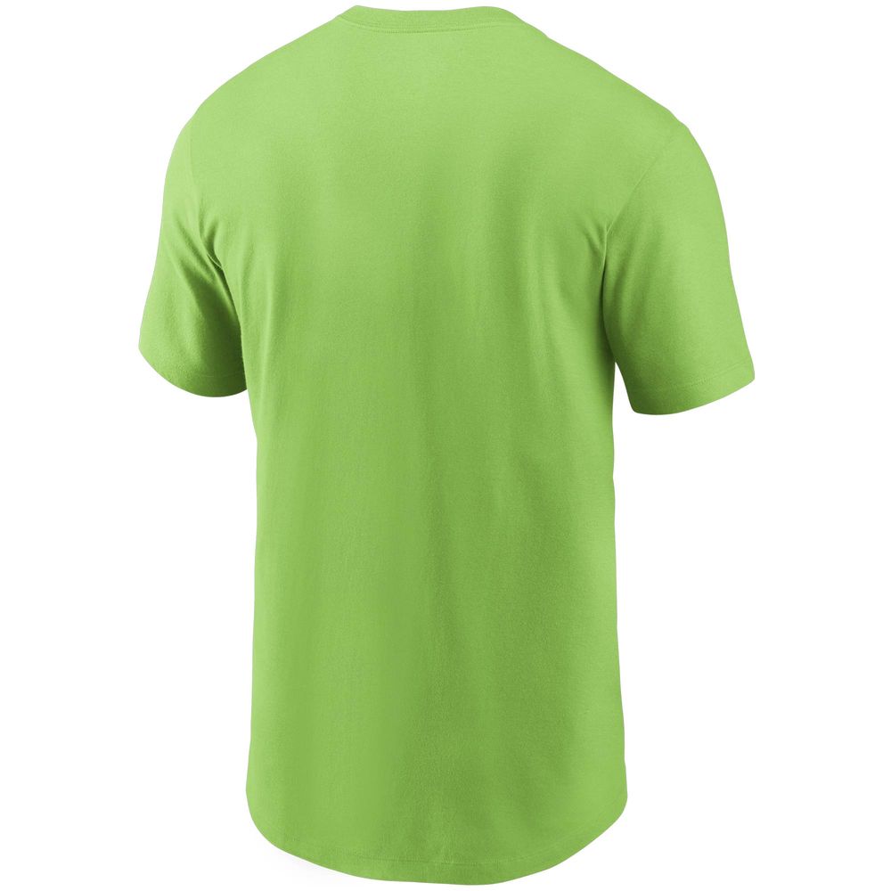 Men's Nike Neon Green Seattle Seahawks Primary Logo T-Shirt