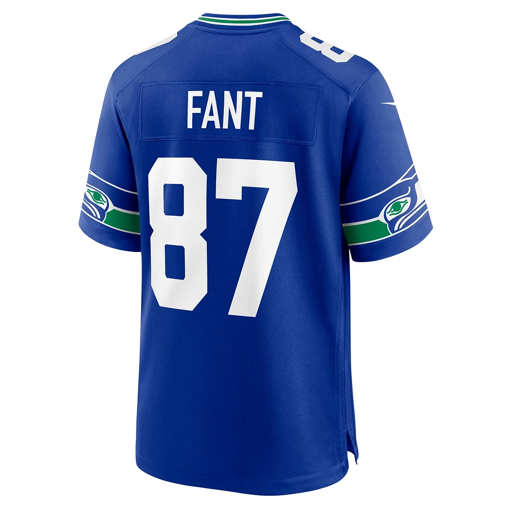 Men's Nike Noah Fant Royal Seattle Seahawks Alternate Game Jersey