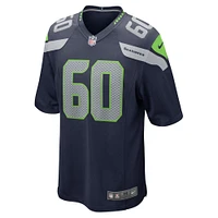 Maillot de match des Seahawks Seattle Phil Haynes College Nike pour homme, bleu marine