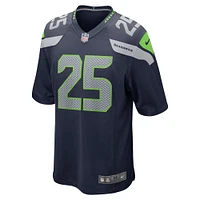 Maillot de match à la retraite des Seattle Seahawks Nike Richard Sherman College pour homme, bleu marine