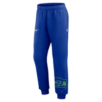 Pantalon de jogging court Nike Royal Seattle Seahawks pour homme avec logo