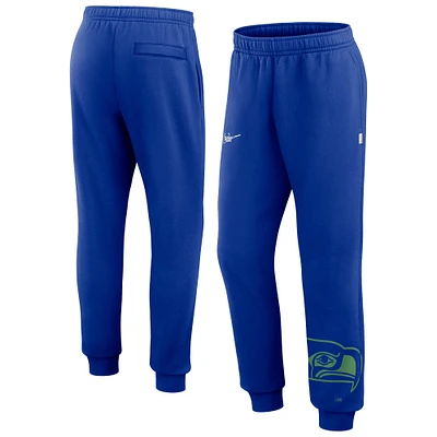 Pantalon de jogging court Nike Royal Seattle Seahawks pour homme avec logo