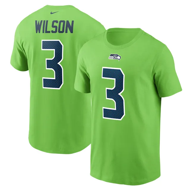 Outerstuff Youth Russell Wilson Navy Denver Broncos Player Name & Number Shorts