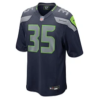 Maillot de match Nike Ryan Cooper Jr. College Navy pour homme des Seattle Seahawks