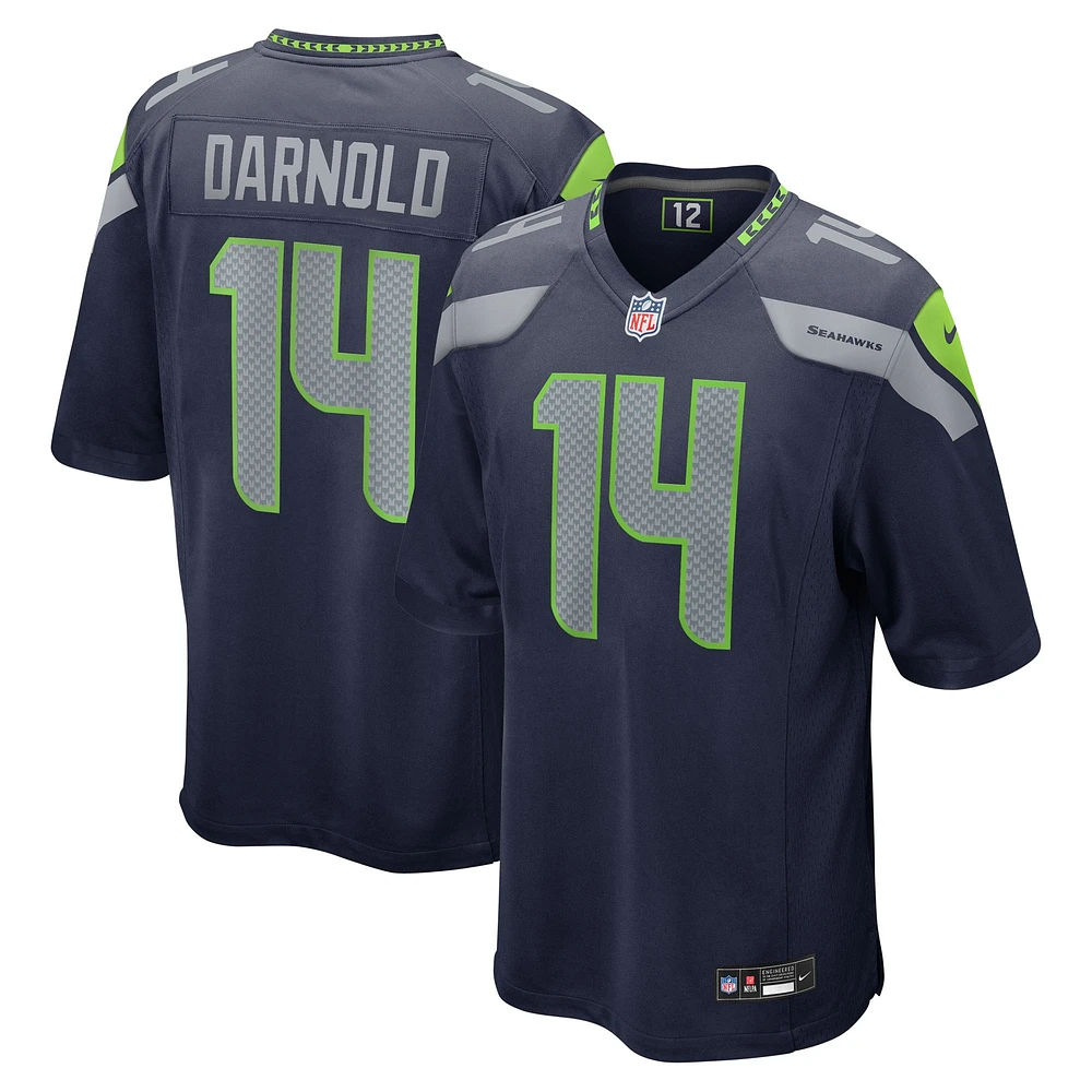 Men's Nike Sam Darnold College Navy Seattle Seahawks Game Player Jersey