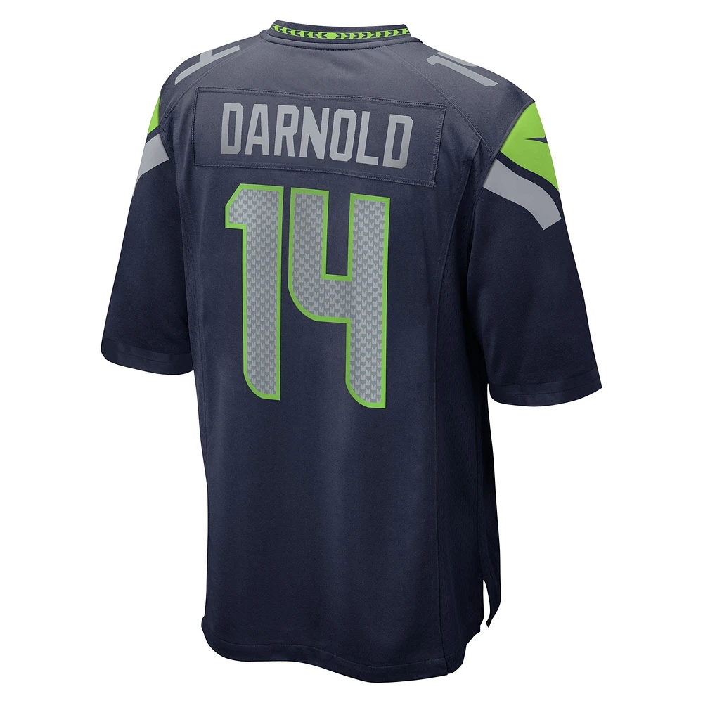 Men's Nike Sam Darnold College Navy Seattle Seahawks Game Player Jersey