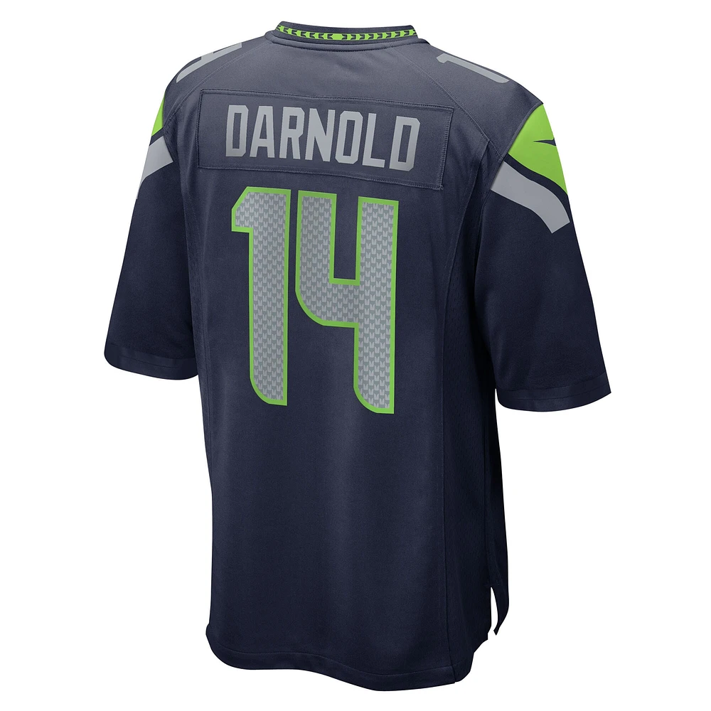 Men's Nike Sam Darnold  College Navy Seattle Seahawks Team Game Jersey