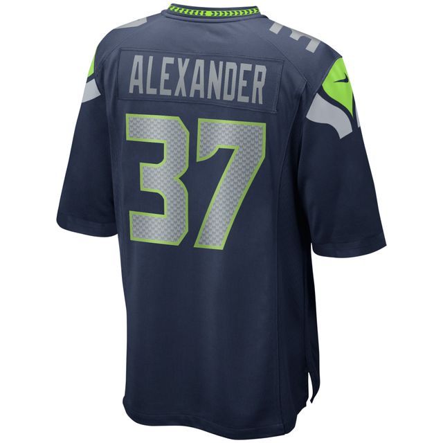 Maillot de joueur retraité Nike Shaun Alexander College Navy des Seattle Seahawks pour hommes