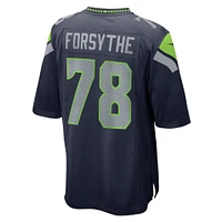 Maillot de match Nike Stone Forsythe College Navy pour homme des Seattle Seahawks