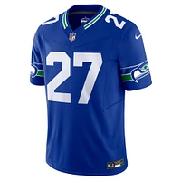 Men's Nike Tariq Woolen Royal Seattle Seahawks Alternate Vapor F.U.S.E. Limited Jersey