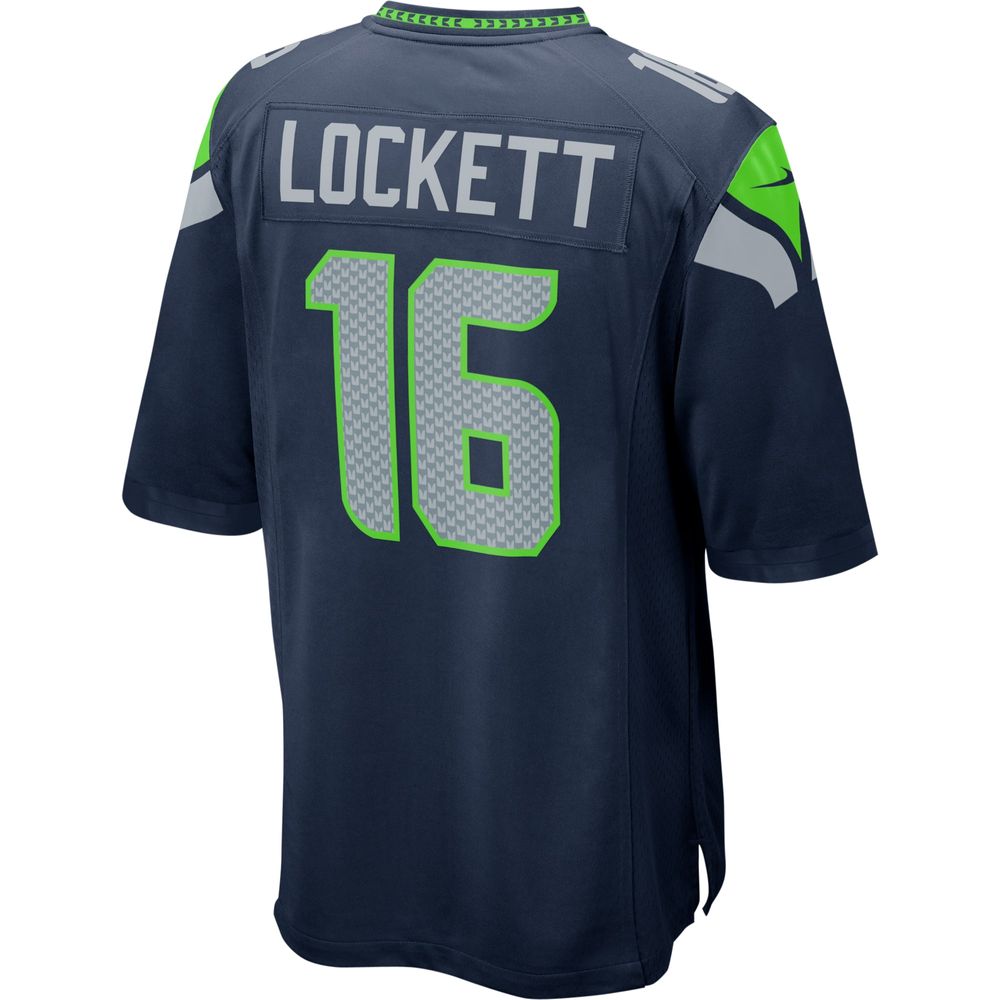 Men's Nike Tyler Lockett College Navy Seattle Seahawks Game Jersey