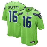 Men's Nike Tyler Lockett Neon Green Seattle Seahawks  Game Jersey