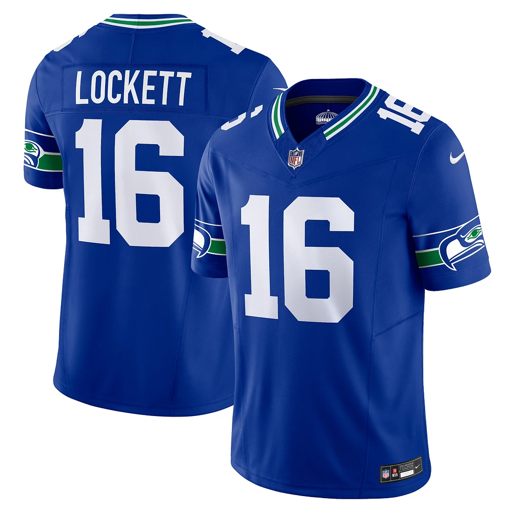 Nike Tyler Lockett Royal Seattle Seahawks Vapor F.U.S.E. Maillot limité