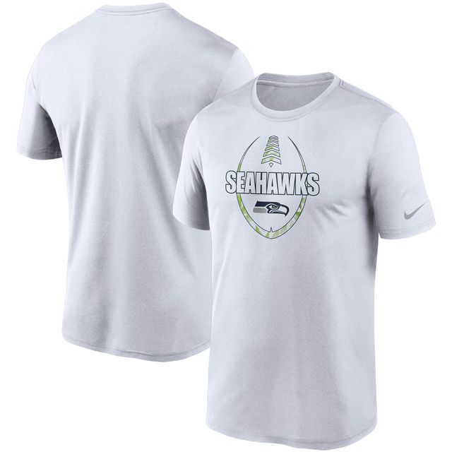 T-shirt Nike Seattle Seahawks Icon Performance blanc pour homme