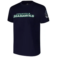 T-shirt classique Pro Standard College Navy Seattle Seahawks pour hommes