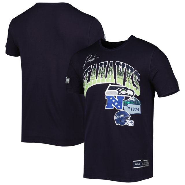 T-shirt de la collection Hometown des Seattle Seahawks Pro Standard College Navy pour hommes