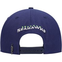 Men's Pro Standard College Navy Seattle Seahawks Logo II Snapback Hat