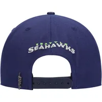 Casquette Snapback Seattle Seahawks Logo II Pro Standard College Navy pour homme