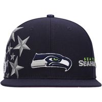 Men's Pro Standard Seattle Seahawks Navy Stars Snapback Hat