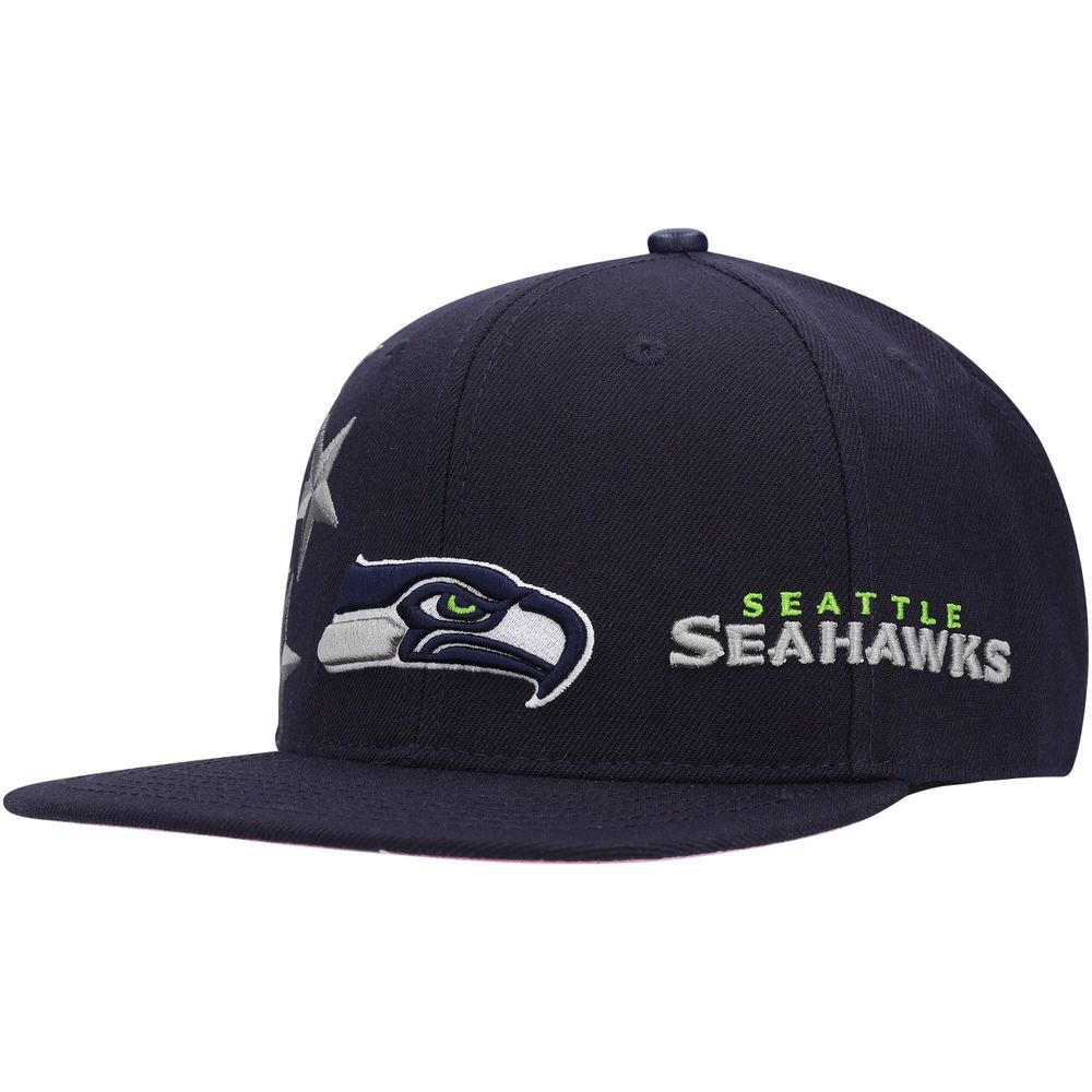 Men's Pro Standard Seattle Seahawks Navy Stars Snapback Hat