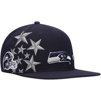 Men's Pro Standard Seattle Seahawks Navy Stars Snapback Hat