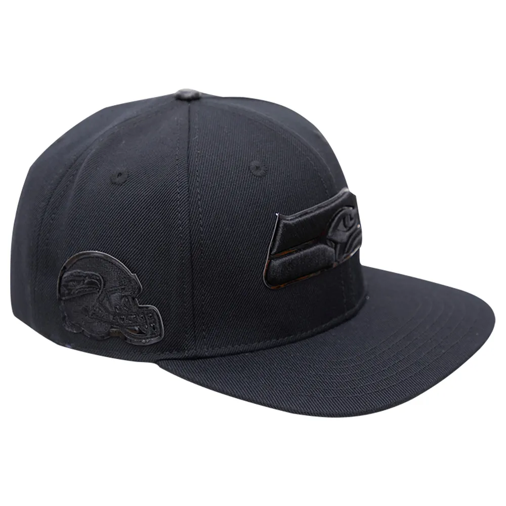 Lids Seattle Seahawks Pro Standard Triple Black Snapback Hat