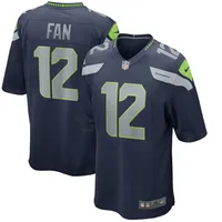 Men's Nike 12th Fan College Navy Seattle Seahawks Game Team Jersey