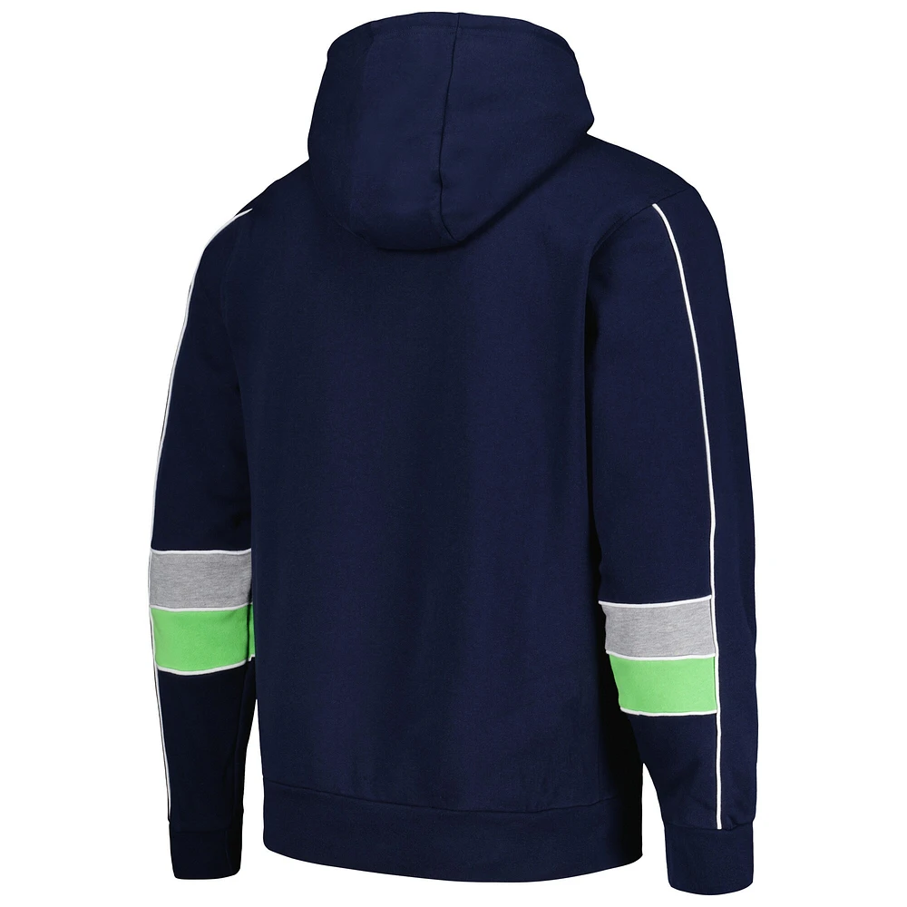 Sweat à capuche pour hommes Starter Navy Seattle Seahawks Captain