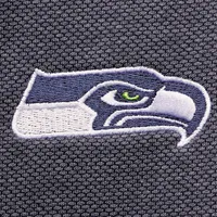 Men's Tommy Bahama College Navy Seattle Seahawks Sport Off Side Half-Zip Tri-Blend Jacket