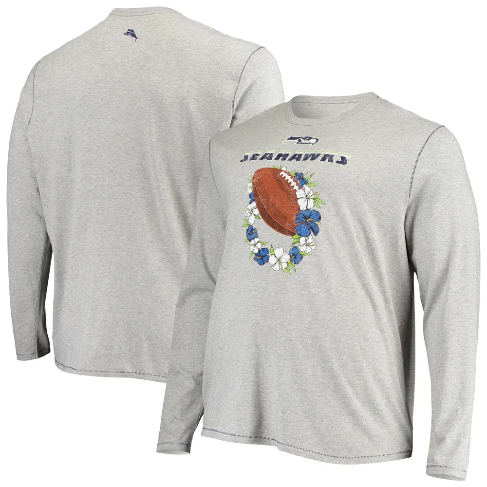 Lids Seattle Seahawks Tommy Bahama Sport Lei Pass Long Sleeve T-Shirt -  Heathered Gray