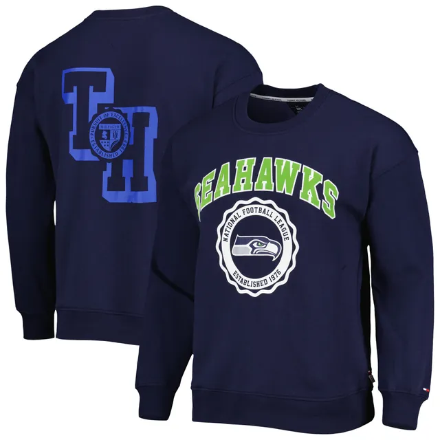 Men's Fanatics Branded College Navy Seattle Seahawks On The Ball Pullover  Hoodie