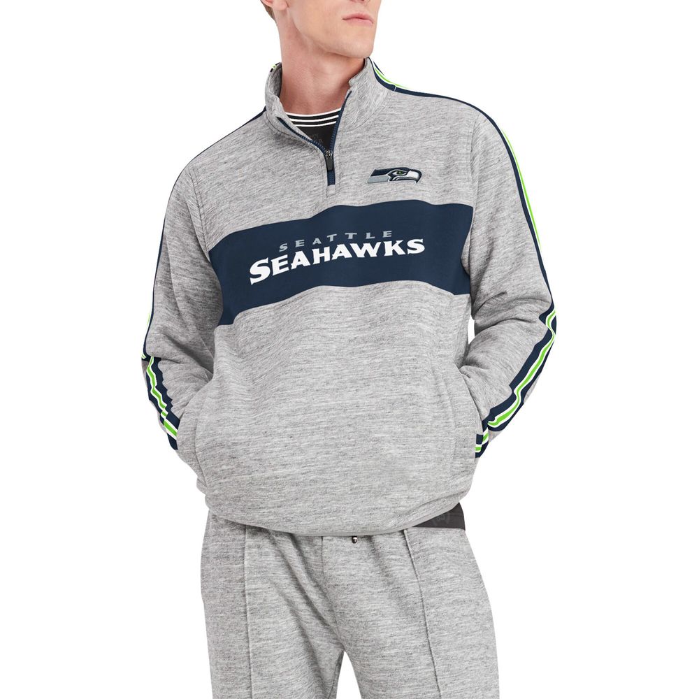 Men's Tommy Hilfiger College Navy Seattle Seahawks Stanley Tie-Dye Pullover Hoodie Size: Large