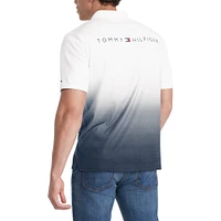 Men's Tommy Hilfiger White/College Navy Seattle Seahawks Rory - Quarter-Zip Polo