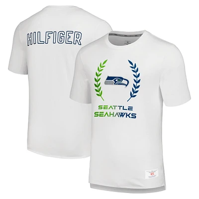 T-shirt Tommy Hilfiger blanc Seattle Seahawks Miles pour hommes