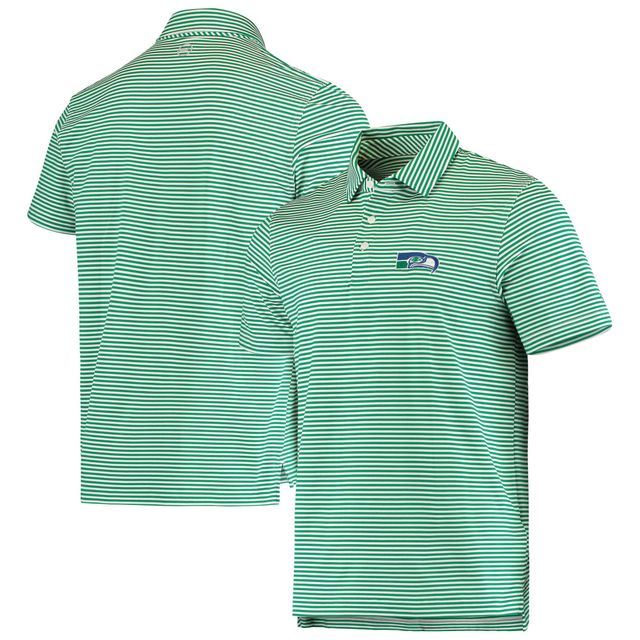 Polo pour homme Vineyard Vines Green Seattle Seahawks Winstead Stripe