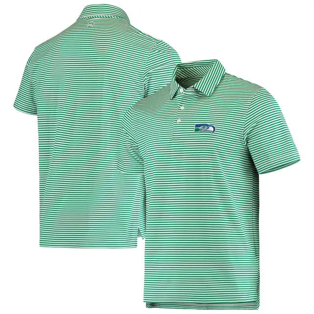 Men's Vineyard Vines Blue Carolina Panthers Pique Stretch II Polo