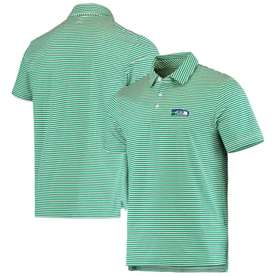 Men's Vineyard Vines Gray/White Dallas Cowboys Winstead Striped Polo