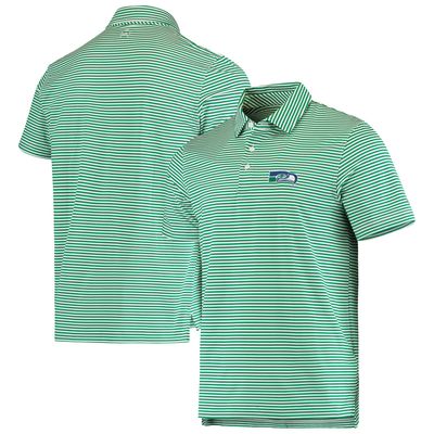 Green Bay Packers Vineyard Vines Throwback Destin Polo - Charcoal