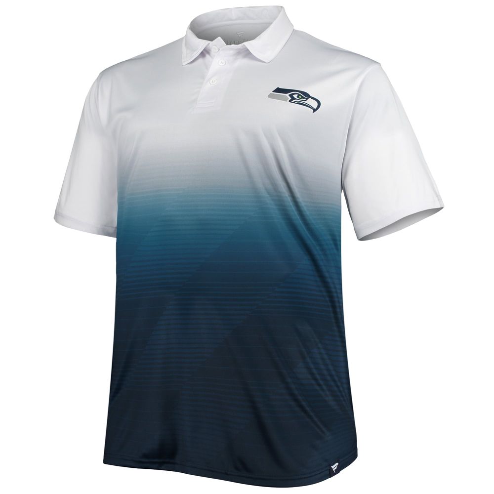 Fanatics Men's White, College Navy Seattle Seahawks Big and Tall