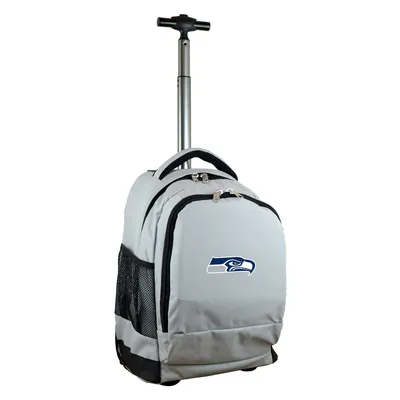 Seattle Seahawks MOJO 19'' Premium Wheeled Backpack - Gray